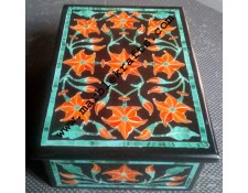 black marble inlay handicraft box-RE3460